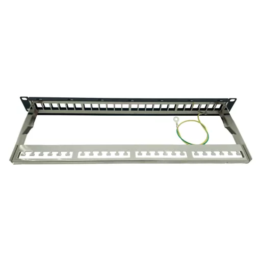 Conexpro, 19" modular empty patch panel STP, 24 ports, 1U