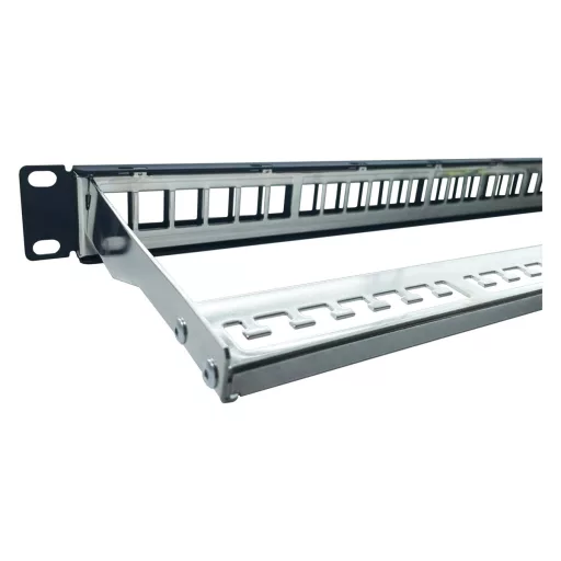 Conexpro, 19" modular empty patch panel STP, 24 ports, 1U