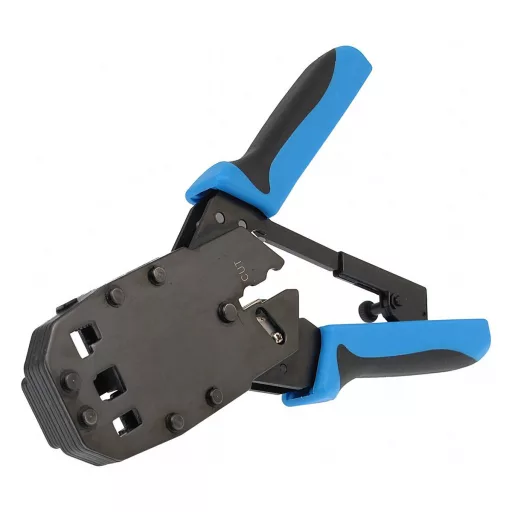 Conexpro, PROFI crimping pliers with ratchet for RJ45, RJ9, RJ11 and RJ12 connectors