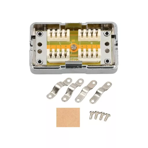 Conexpro, coupler coupling FTP, CAT6A, terminal block