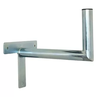   Conexpro, Wall-mounted antenna bracket "L", length 35cm, height 20cm, diameter 42mm, T-base