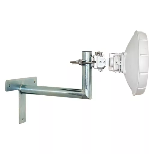 Conexpro, Wall-mounted antenna bracket "L", length 35cm, height 20cm, diameter 42mm, T-base
