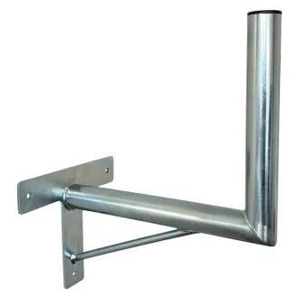   Conexpro, Conexpro, Wall-mounted antenna bracket "L", length 35cm, height 30cm, diameter 42mm, T-base and brace