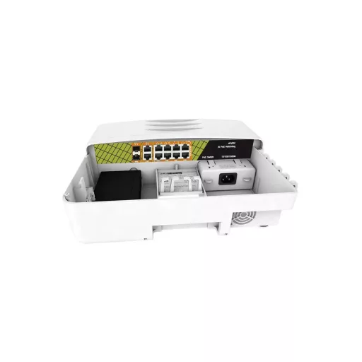 Conexpro, GNT-P1012G6-F, Outdoor PoE switch, 10x LAN, 8x PoE, 2x SFP