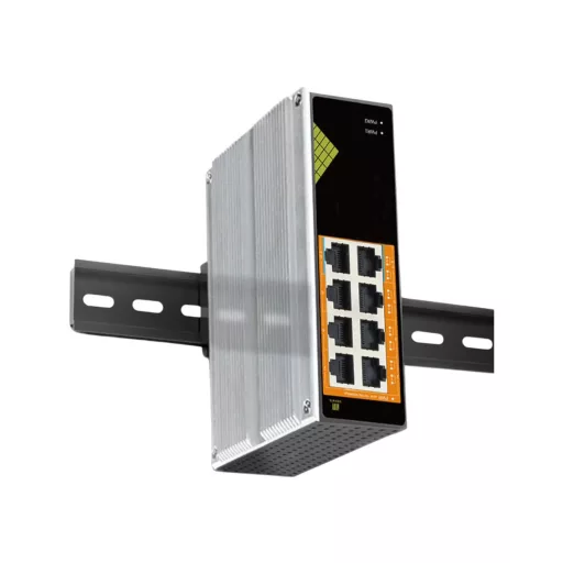 Conexpro, GNT-IG1008GP-DC, Industrial PoE switch for DIN rail, 8x LAN, 8x PoE