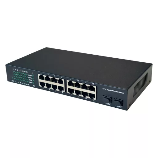 Conexpro, Revers Gigabit PoE Switch, 16 ports