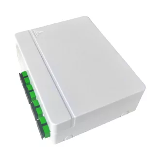   Conexpro, FBOX4SC+4H-O, FTTH terminal box with 4x SC APC simplex coupler