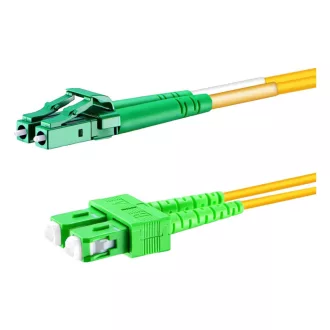   Conexpro, fiber optic patch cord, LCapc/SCapc, Duplex, Singlemode 9/125, 1m