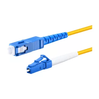   Conexpro, fiber optic patch cord, LCupc/SCupc, Simplex, Singlemode 9/125, 15m