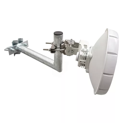 Conexpro, Antenna mast mounted holder "L", lenght 35cm, height 20cm, diameter 42mm, U-Bolt 100mm, hot-dip zinc