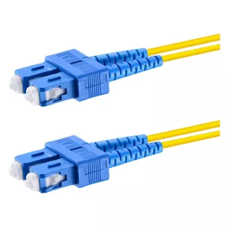   Conexpro, fiber optic patch cord, SCupc/SCupc, Duplex, Singlemode 9/125, 1m