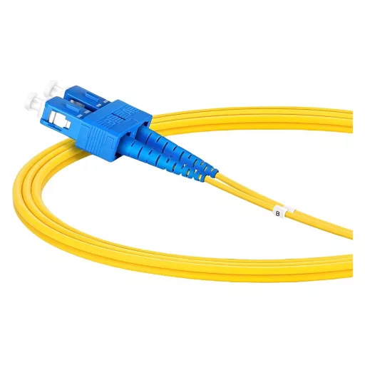 Conexpro, fiber optic patch cord, SCupc/SCupc, Duplex, Singlemode 9/125, 1m