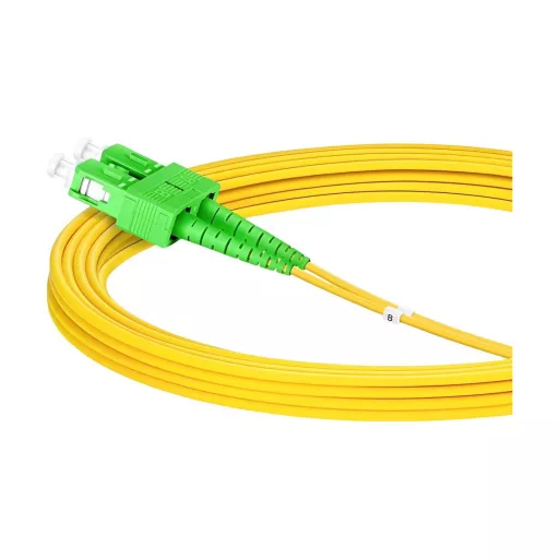 Conexpro, fiber optic patch cord, SCupc/SCapc, Duplex, Singlemode 9/125, 5m