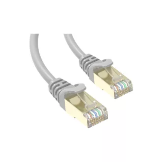 Conexpro, slim patch cable STP, CAT6A, 3m, gray