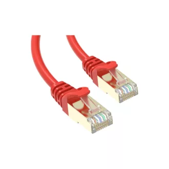 Conexpro, slim patch cable STP, CAT6A, 0.25m, red