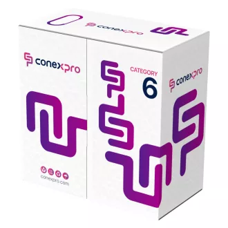 Conexpro, UTP cable, CAT6, LSZH, 24 AWG, 305m, white