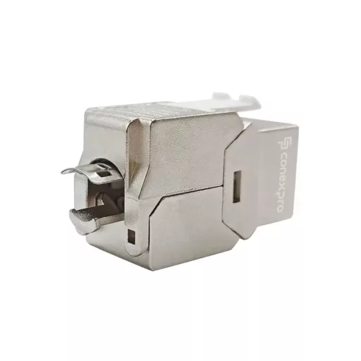Conexpro, toolless keystone FTP, CAT5E, silver
