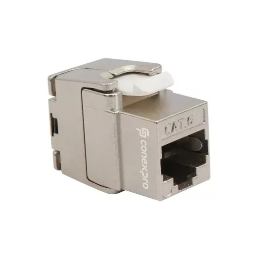 Conexpro, toolless keystone FTP, CAT6, silver