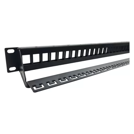 Conexpro, 19" modular empty patch panel UTP, 24 ports, 1U, empty