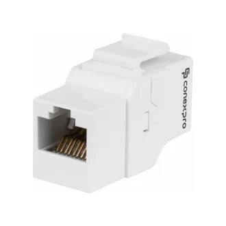 Conexpro, keystone coupler UTP, CAT6, RJ45, white