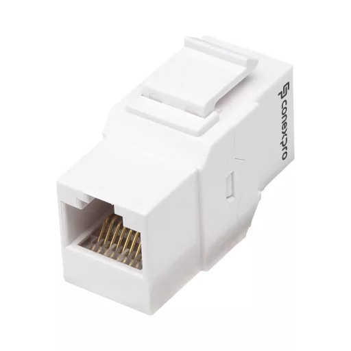 Conexpro, keystone coupler UTP, CAT6, RJ45, white