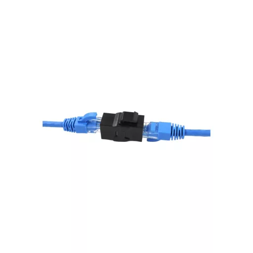Conexpro, keystone coupler UTP, CAT6A, RJ45, black