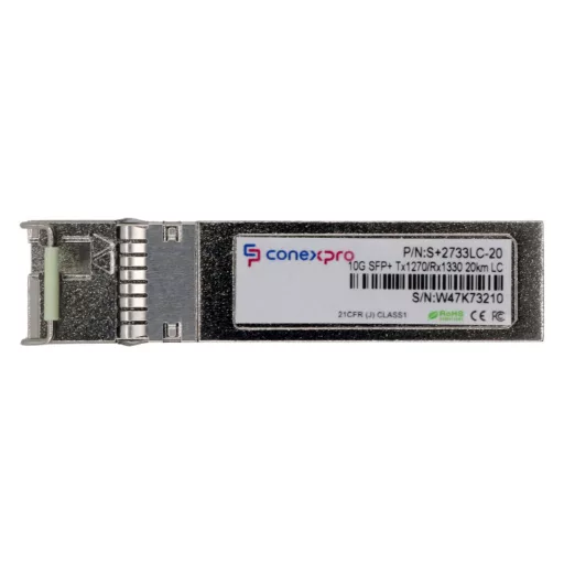 Conexpro, 10G SFP+ optical module, WDM/BiDi, SM, Tx1270/Rx1330nm, 20km, 1x LC, DDM