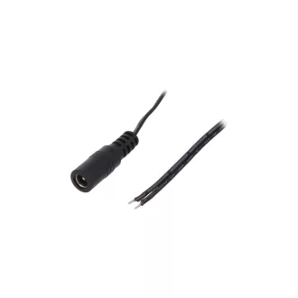 Conexpro, DC power connector with cable, female, 25cm