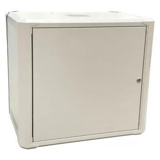   Conexpro, networking cabinet 19" 9U/400mm, FLAT PACK, metal door