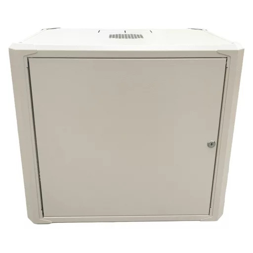 Conexpro, networking cabinet 19" 9U/400mm, FLAT PACK, metal door