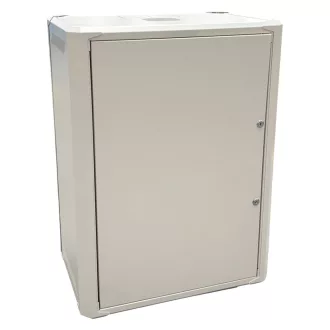   Conexpro, networking cabinet 19" 15U/400mm, FLAT PACK, metal door