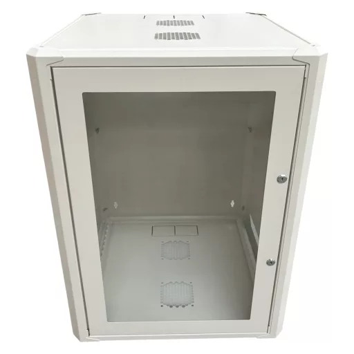 Conexpro, networking cabinet 19" 15U/600mm, FLAT PACK, glass door