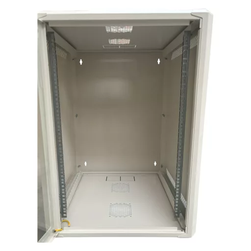 Conexpro, networking cabinet 19" 15U/600mm, FLAT PACK, glass door