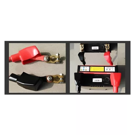 Conexpro, protective caps for battery terminals, black and red