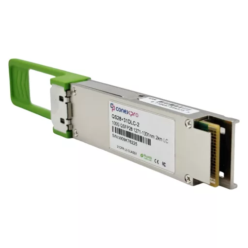 Conexpro, 100G QSFP28 optical module, SM, 1310nm, 2km, 2x LC, CWDM, DDM