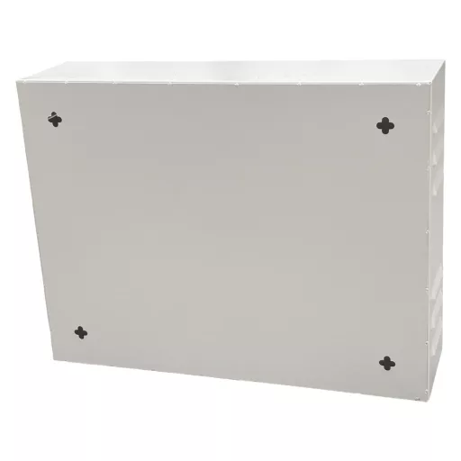 Conexpro, wall mounting box 520x400x140, ventilation, gray