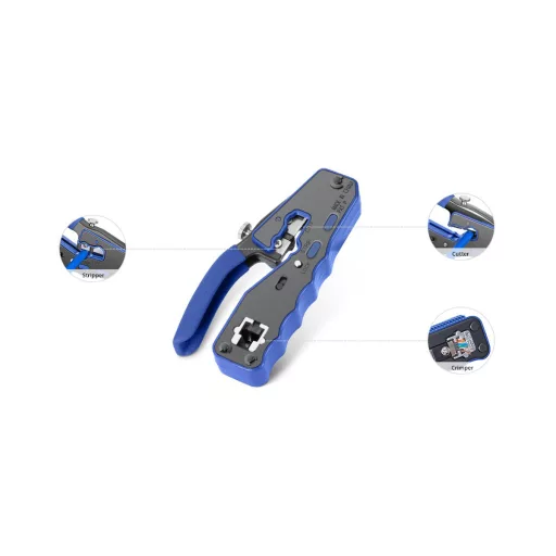 Conexpro, crimping pliers for through connectors RJ45, Wire Cross