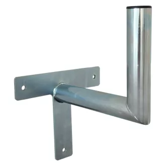   Conexpro, Wall-mounted antenna bracket "L", length 25cm, height 20cm, diameter 42mm, T-base