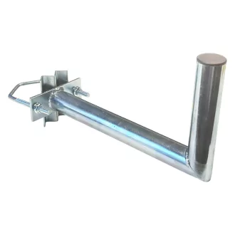   Conexpro, Antenna mast mounted holder "L", lenght 35cm, height 20cm, diameter 42mm, U-Bolt 100mm