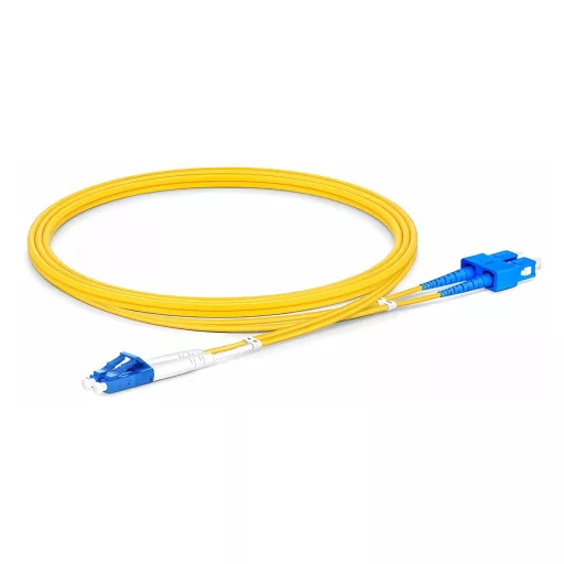Conexpro, fiber optic patch cord, LCupc/SCupc, Duplex, Singlemode 9/125, 3m
