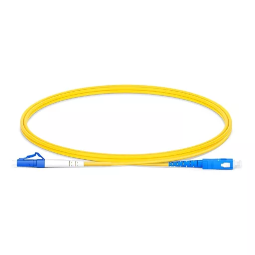 Conexpro, fiber optic patch cord, LCupc/SCupc, Simplex, Singlemode 9/125, 2m