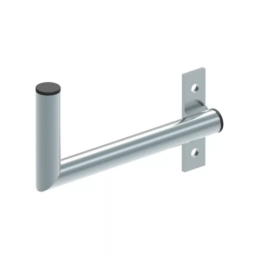 Conexpro, Wall-mounted antenna bracket "L" - right, length 25cm, height 12cm, diameter 32mm