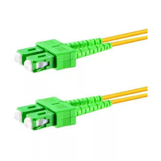   Conexpro, fiber optic patch cord, SCapc/SCapc, Duplex, Singlemode 9/125, 3m