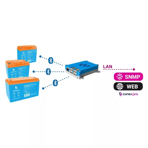 Conexpro, LiFePO4 Bluetooth battery monitoring