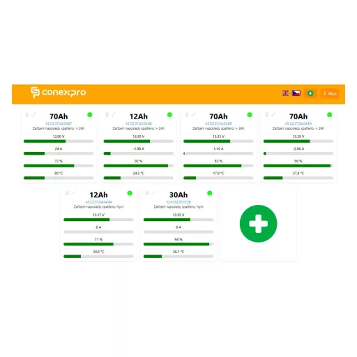 Conexpro, LiFePO4 Bluetooth battery monitoring
