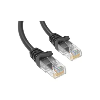 Conexpro, patch cable UTP, CAT5e, 2m, economy, black