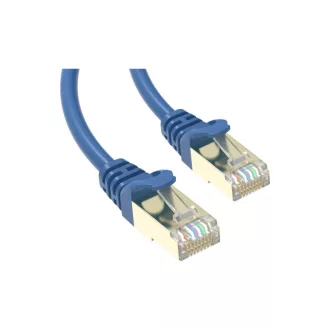 Conexpro, slim patch cable STP, CAT6A, 5m, blue