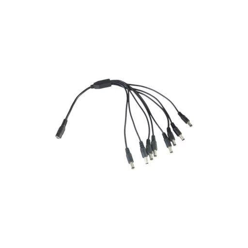 Conexpro, DC power splitter, 8x male, 1x female