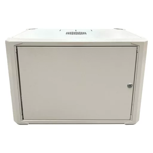 Conexpro, networking cabinet 19" 6U/400mm, FLAT PACK, metal door