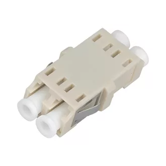   Conexpro, fiber optic coupler LC-LC, UPC, Multimode OM4, Duplex, without flange